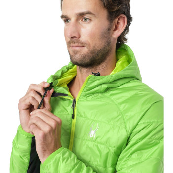 SPYDER Glissade Hoodie Men's insulator Jacket - Fresh Black Acid