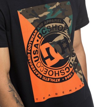 DC WARFARE SS Black Men's T-Shirt  DC WARFARE SS Black Men's T-Shirt
