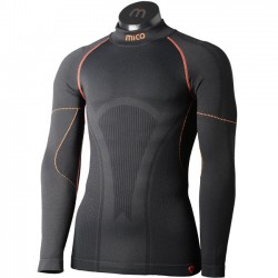 MICO 1471 - Ανδρικό θερμοεσώρουχο Skintech Superthermo Primaloft® - Black/Orange