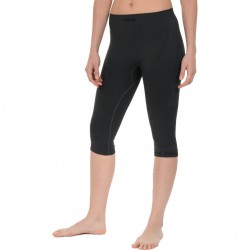 MICO 7018 Women's 3/4 Pant M1 Performance - Black - Γυναικείο 3/4 ισοθερμικό κολάν - black