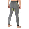 MICO 1443 - Men's Long tight pant Skintech seamless Silver XT2® - Black melange