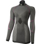 MICO 1445 - Women's Long sleeve Skintech seamless Silver XT2® - Black melange
