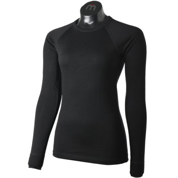 MICO 3737 - Women's LS shirt Extrafine 100% Merino Wool  - Black