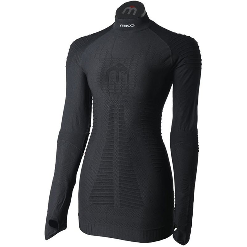MICO 7011 Women's LS Shirt M1 Performance - black