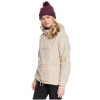 ROXY Pluma Sherpa - Women's Half-Zip Sherpa Hoodie - Oyster Gray