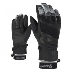 ZIENER GIX AS® AW - Ανδρικά γάντια Snowboard - Grey mountain print