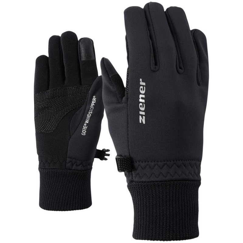 ZIENER LIDEALIST GWS TOUCH - Junior Multisport gloves - Black