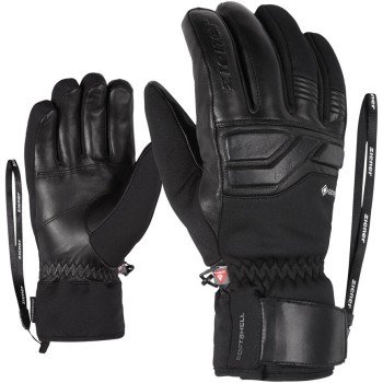 ZIENER GIN GTX PR - Men's Gore-tex + Primaloft® ski gloves - Black
