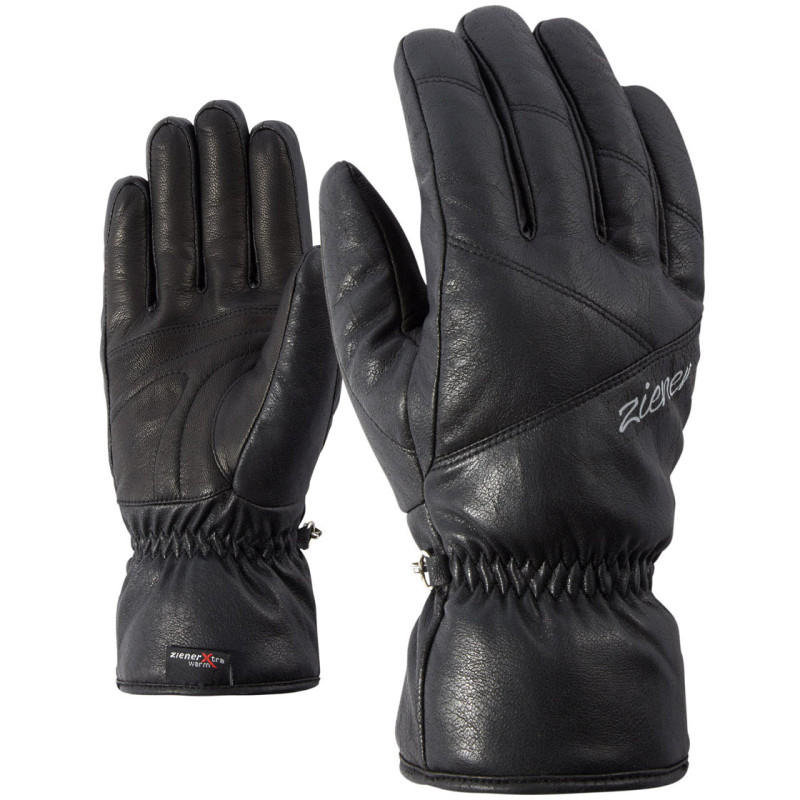 ZIENER KINGALA Primaloft - Women's ski gloves - Black