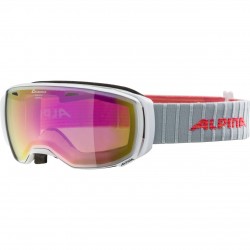 ALPINA ESTETICA Mirror - Μάσκα Ski/Snowboard - White/Pink spher.