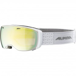 ALPINA ESTETICA QVM - Μάσκα Ski/Snowboard - White/Gold spherical