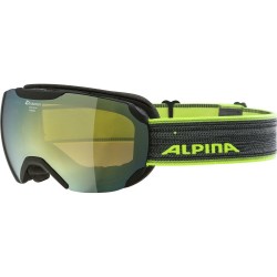 ALPINA PHEOS S Hicon Mirror - Μάσκα Ski/Snowboard - Black matt/Gold Spherical