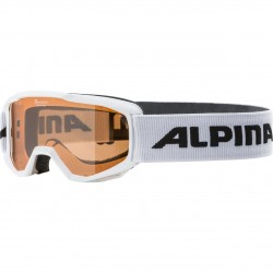 ALPINA PINEY Singleflex Hicon - Παιδική Mάσκα ski - White 