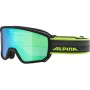 ALPINA  Scarabeo Hicon Mirror Cylindrical - Μάσκα Ski/Snowboard - Black matt/Green ALPINA  Scarabeo Hicon Mirror Cylindrical - Μάσκα Ski/Snowboard - Black matt/Green