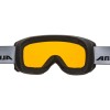 ALPINA  Scarabeo Hicon Mirror Cylindrical - Μάσκα Ski/Snowboard - Black matt/Yellow