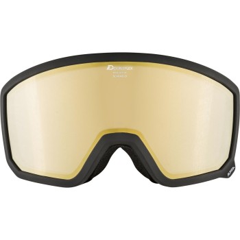 ALPINA  Scarabeo Hicon Mirror Cylindrical - Μάσκα Ski/Snowboard - Black matt/Yellow ALPINA  Scarabeo Hicon Mirror Cylindrical - Μάσκα Ski/Snowboard - Black matt/Yellow