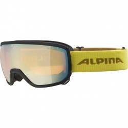 ALPINA  Scarabeo Hicon Mirror Spherical - Μάσκα Ski/Snowboard - Black Curry/Gold spherical