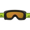 ALPINA  Scarabeo Hicon Mirror Spherical - Μάσκα Ski/Snowboard - Black matt/Emerald spherical
