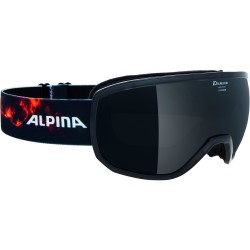 ALPINA  Scarabeo Multi Mirror Spherical - Μάσκα Ski/Snowboard - Black transparent/Black spherical