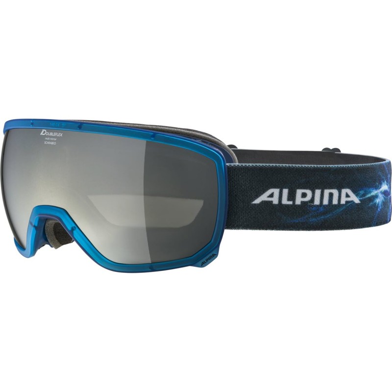 ALPINA Scarabeo Multi Mirror Spherical - Μάσκα Ski/Snowboard - Translucent Blue/Black spherical