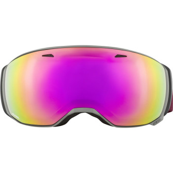 ALPINA ESTETICA Hicon Mirror - Ski/Snowboard goggle - Grey cassis/Pink spherical