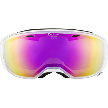 ALPINA ESTETICA Mirror - Ski/Snowboard goggle - White/Pink spher.