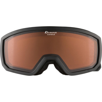 ALPINA SCARABEO Junior Doubleflex Hicon - Kid's snow google - Black