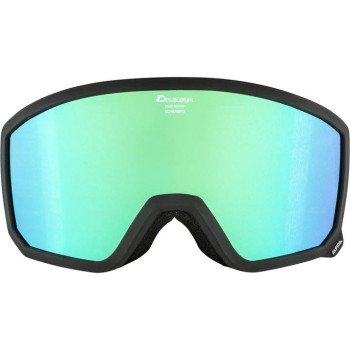 ALPINA  Scarabeo Hicon Mirror Cylindrical - Ski/Snowboard Goggles - Black matt/Green