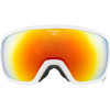 ALPINA  Scarabeo Hicon Mirror Spherical - Ski/Snowboard Goggles - White/Red spherical