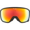ALPINA Scarabeo QHM - Μάσκα Ski/Snowboard - Black matt/Red spherical