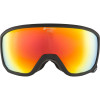 ALPINA  Scarabeo QHM - Ski/Snowboard Goggles - Black matt/Red spherical