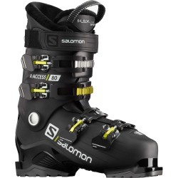 SALOMON X ACCESS 80 - Black/Acid Green/White - Men's Ski Boots 