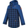 ZIENER Alinus Junior - Kid's Snow Jacket parka - Nautic check