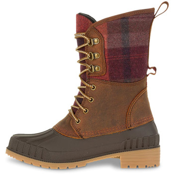 Kamik SIENNA2 - Women’s winter boots - Dark Brown/Red Plaid