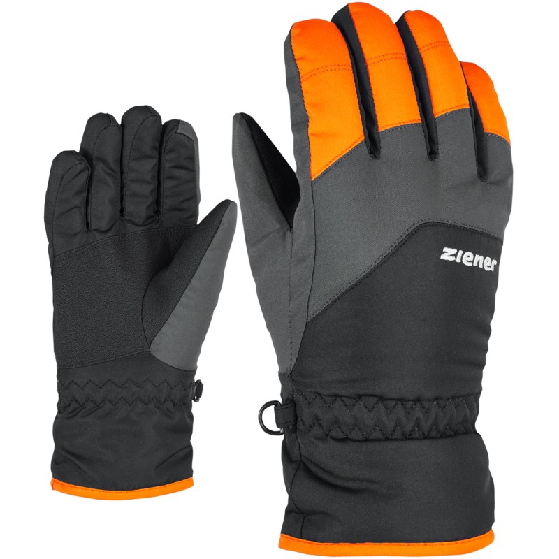 ZIENER Lando - Junior ski gloves - New Orange