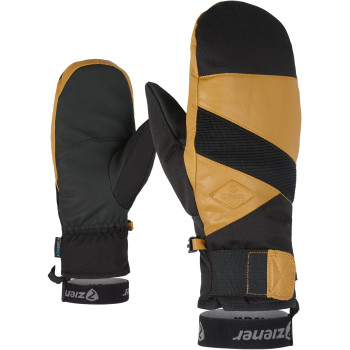 ZIENER GIXO AS® AW - Men's Ski/Snowboard mitten - Black HB/Tan