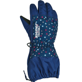 ZIENER LEVIO AS® MINIS - Mini Ski gloves - Snowflake print