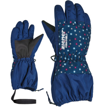 ZIENER LEVIO AS® MINIS - Mini Ski gloves - Snowflake print