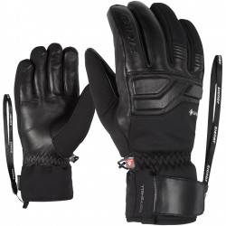 ZIENER GIN GTX PR - Ανδρικά Gore-tex + Primaloft® Γάντια ski - Black