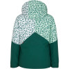 ZIENER Alani Junior - Junior Snow Jacket - Spruce Green/White leo