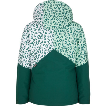 ZIENER Alani Junior - Junior Snow Jacket - Spruce Green/White leo