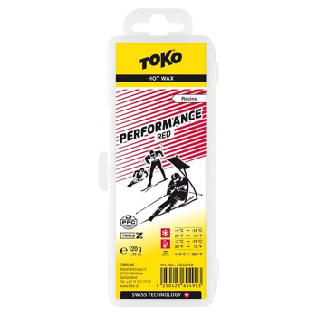 TOKO Racing Performance Hot Wax red -4°C / -12° 120g TOKO Racing Performance Hot Wax red -4°C / -12° 120g