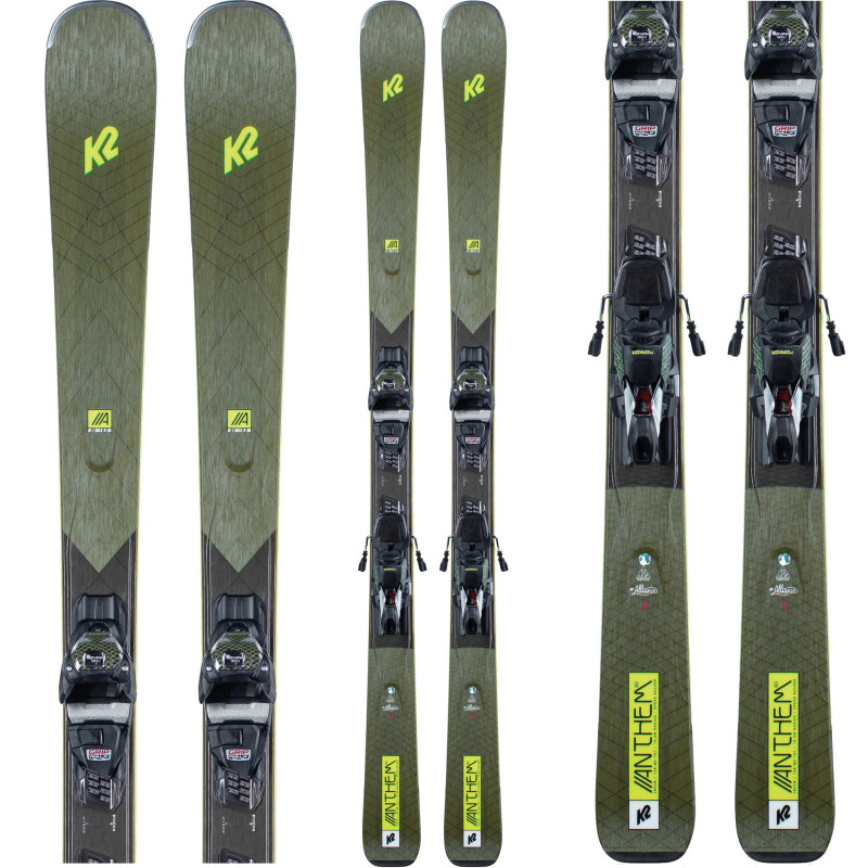 K2 Anthem 80 Women's Skis + ERC 11 Tcx Light Quikclik Bindings