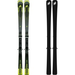 K2 DISRUPTION SC Skis + M3 11 Compact Quikclik Bindings