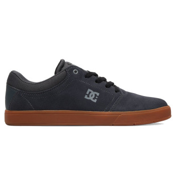 DC Crisis - Leather Shoes for Men - Charcoal