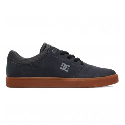 DC Crisis - Leather Shoes for Men - Charcoal