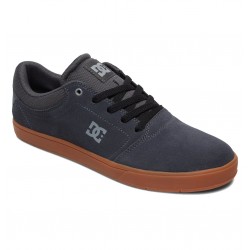 DC Crisis - Leather Shoes for Men - Charcoal