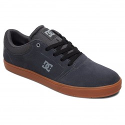 DC Crisis - Leather Shoes for Men - Charcoal