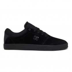 DC Crisis - Leather Shoes for Men - Black/Black