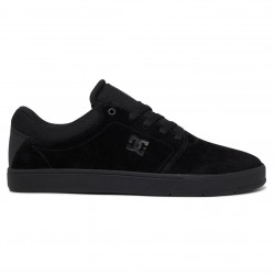 DC Crisis - Leather Shoes for Men - Black/Black